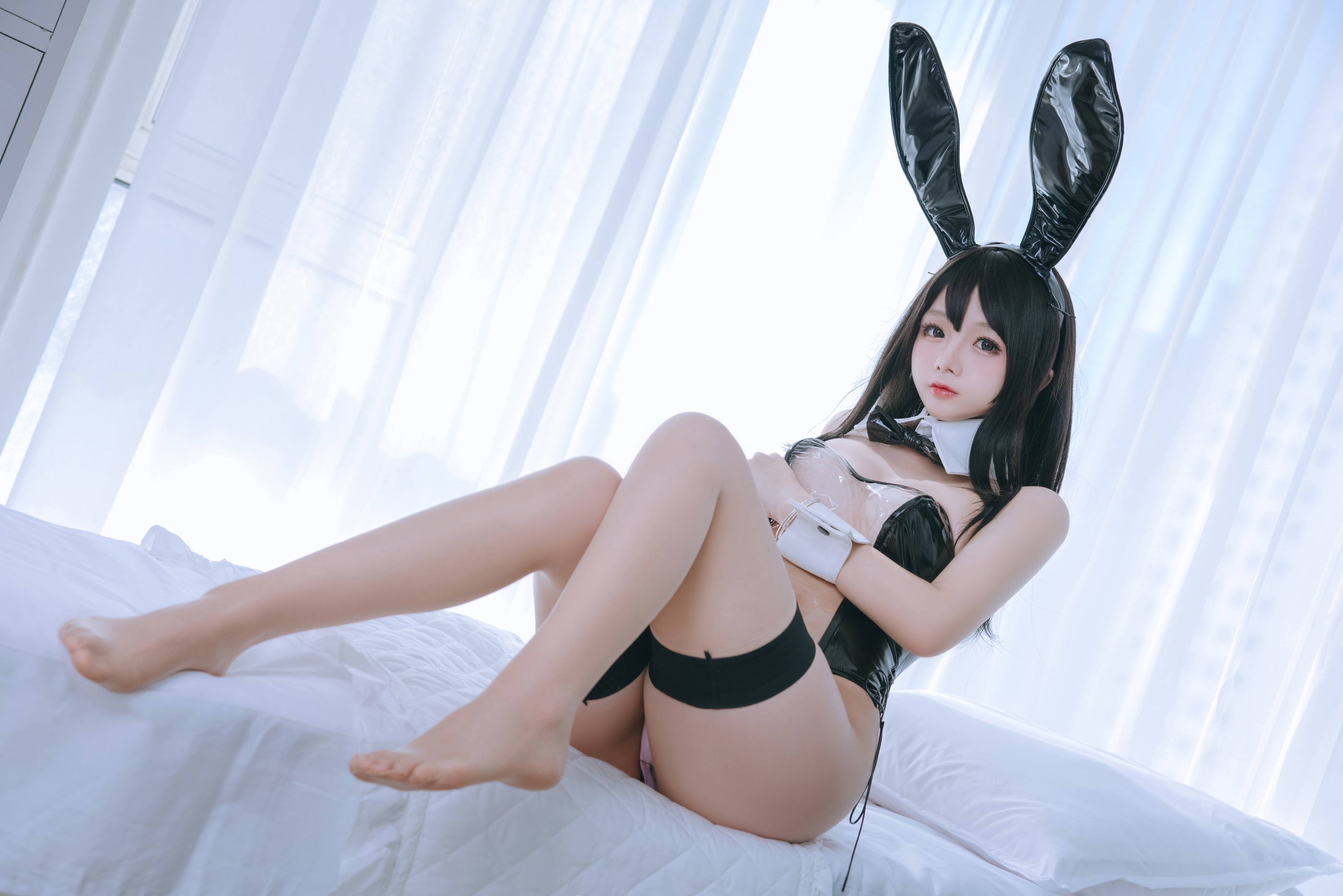 图片[1]-日奈娇 – NO.047 透明兔女郎 [60P]-XikXak